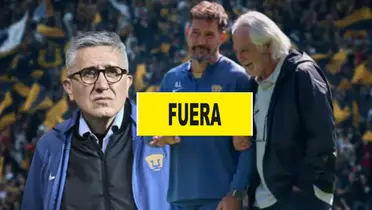 Reunión entre Lema y Miguel Mejía en Pumas (Fuente: Pumas)