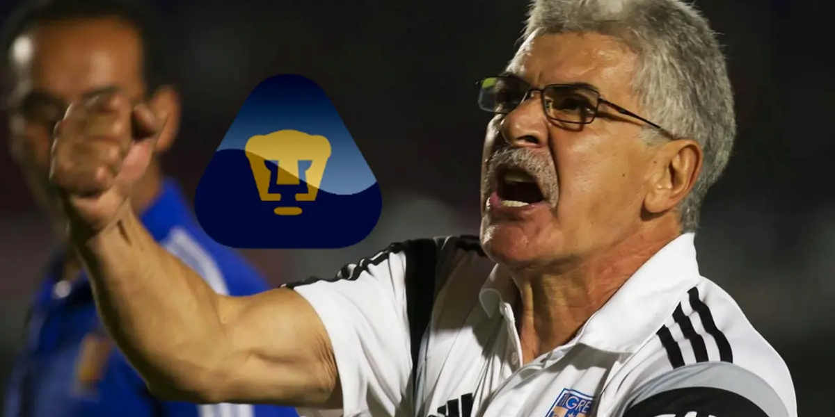 Ricardo Ferretti grita a un jugador de Tigres (Fuente: Mexsports)