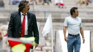 Ricardo La Volpe y Hugo Sánchez