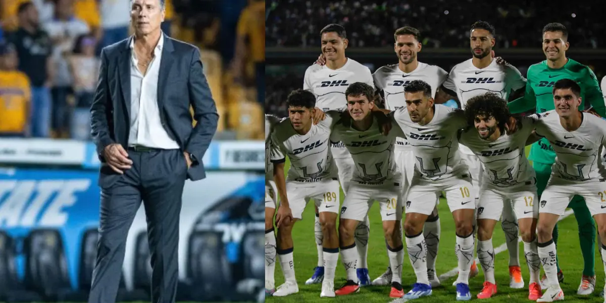 Robert Dante Silboldi en Tigres, Foto oficial de Pumas