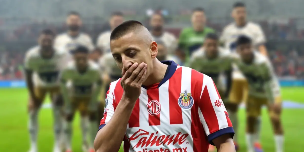 Roberto Alvarado con Chivas / Foto: Pumas/ Mexsport