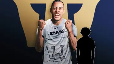 Rogelio Funes Mori con Pumas festejando un gol