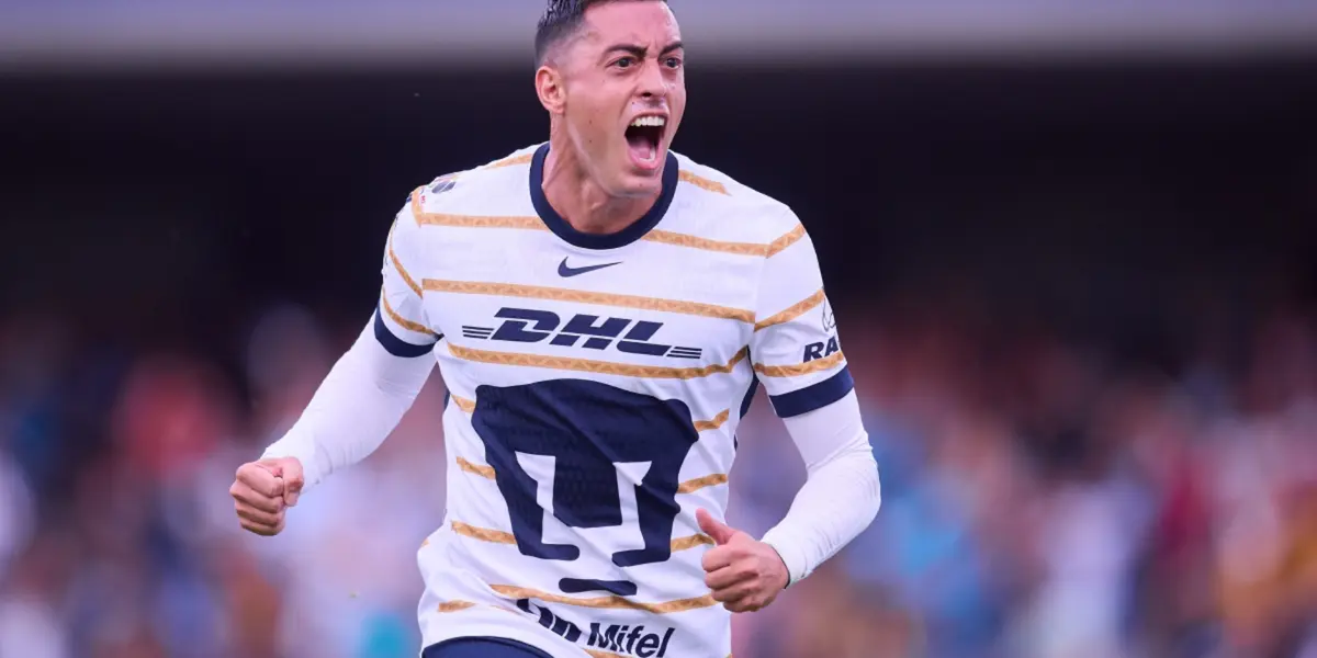 Rogelio Funes Mori con Pumas / Foto: Mexsport