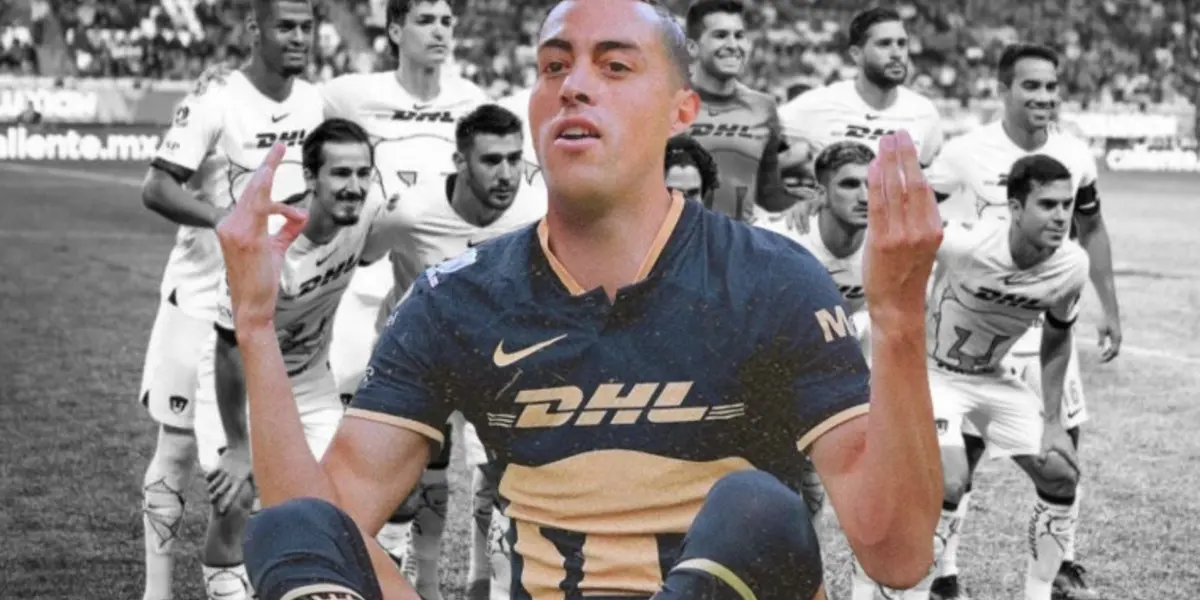 Rogelio Funes Mori en el combinado de Pumas (Fuente: Somos Pumas)