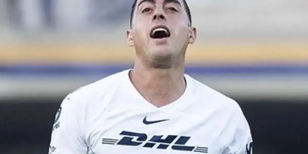 Rogelio Funes Mori falla oportunidad con Pumas (Fuente: Mexsports)