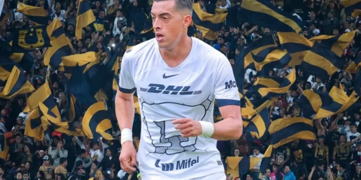 Rogelio Funes Mori y afición de Pumas