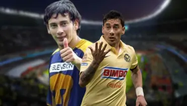 Rubens Sambueza con la playera de Pumas y América