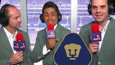 El famoso comentarista amigo de Julio González que salió con chamarra de Pumas en la transmisión en vivo