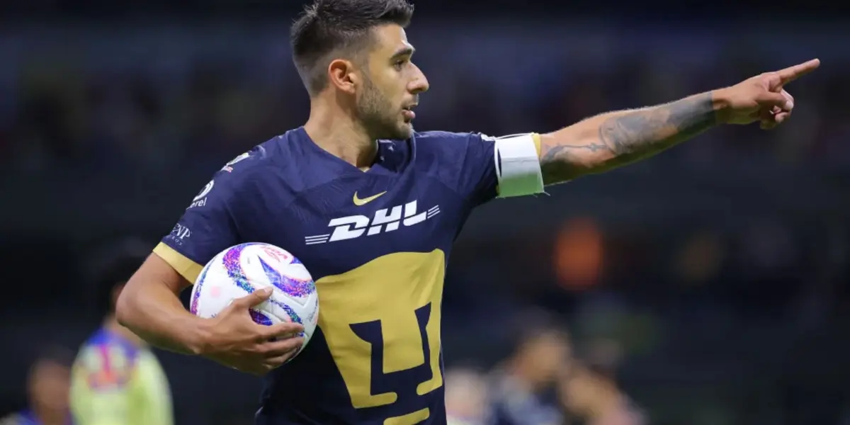 Salvio se ganó la capitanía en su paso con los Pumas. | Imago7
