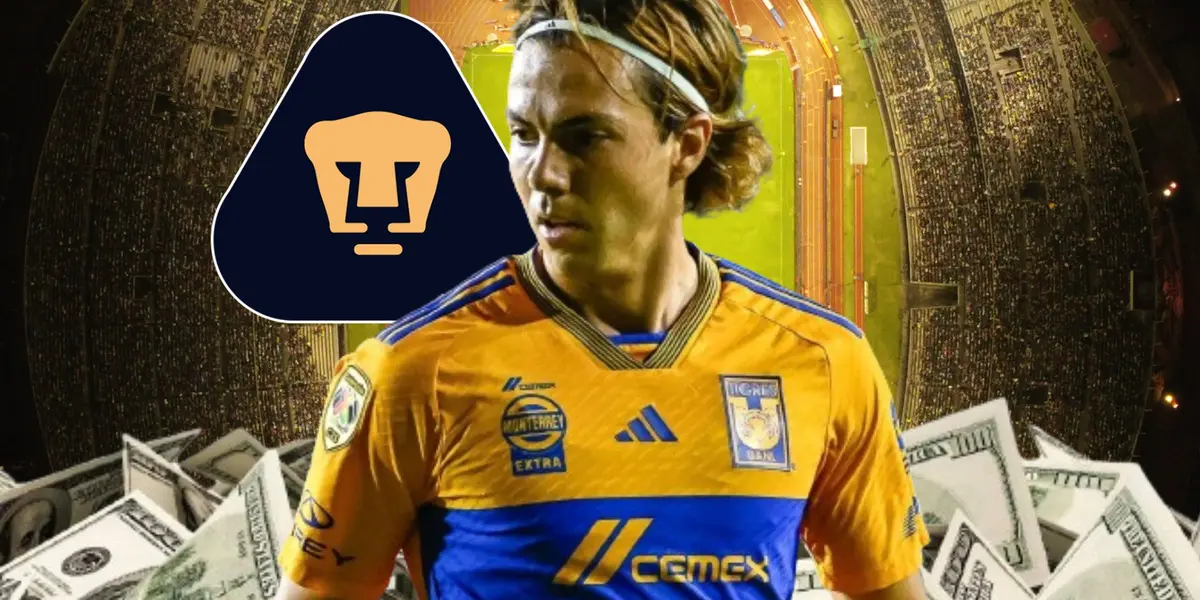 Sebastián Córdova en partido con Tigres / Foto: Luis Estrello