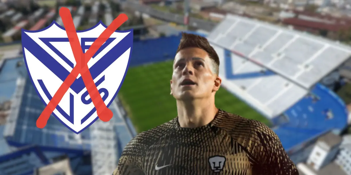 Sebastián Sosa con el uniforme de entrenamiento de Pumas durante su estancia en el club