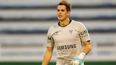 Sebastián Sosa jugando con el club Vélez Sarsfield