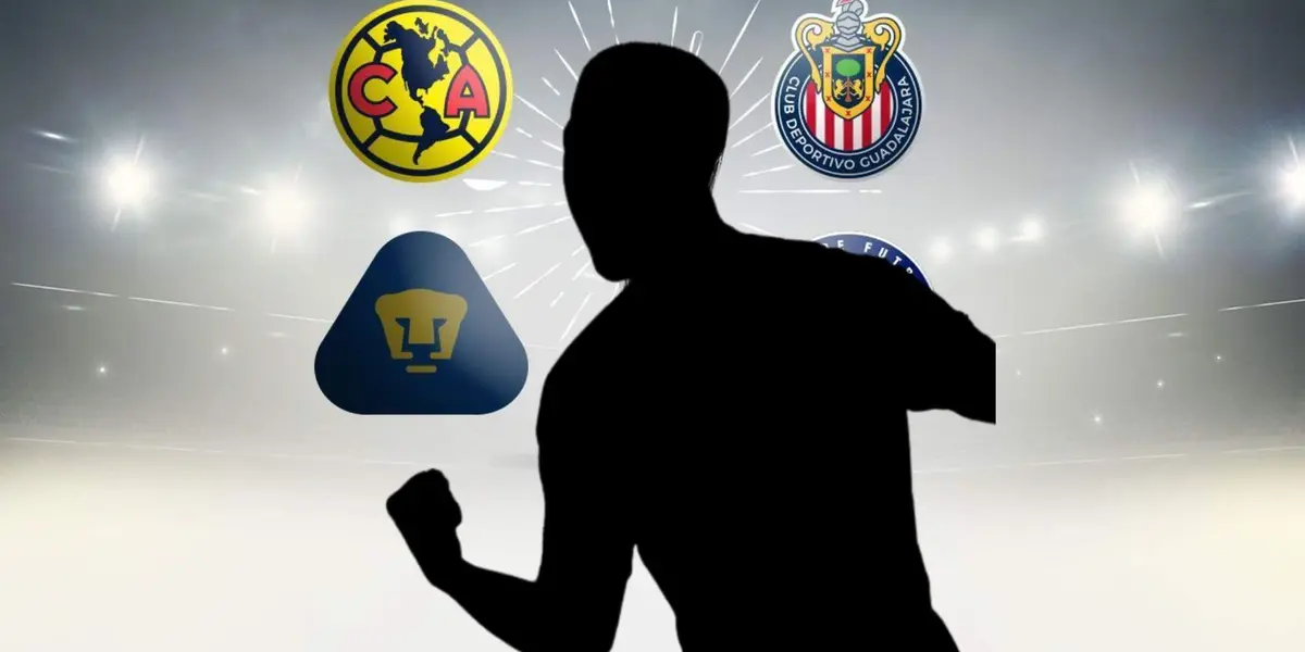 Silueta de Andrés Montaño con América, Pumas y Chivas