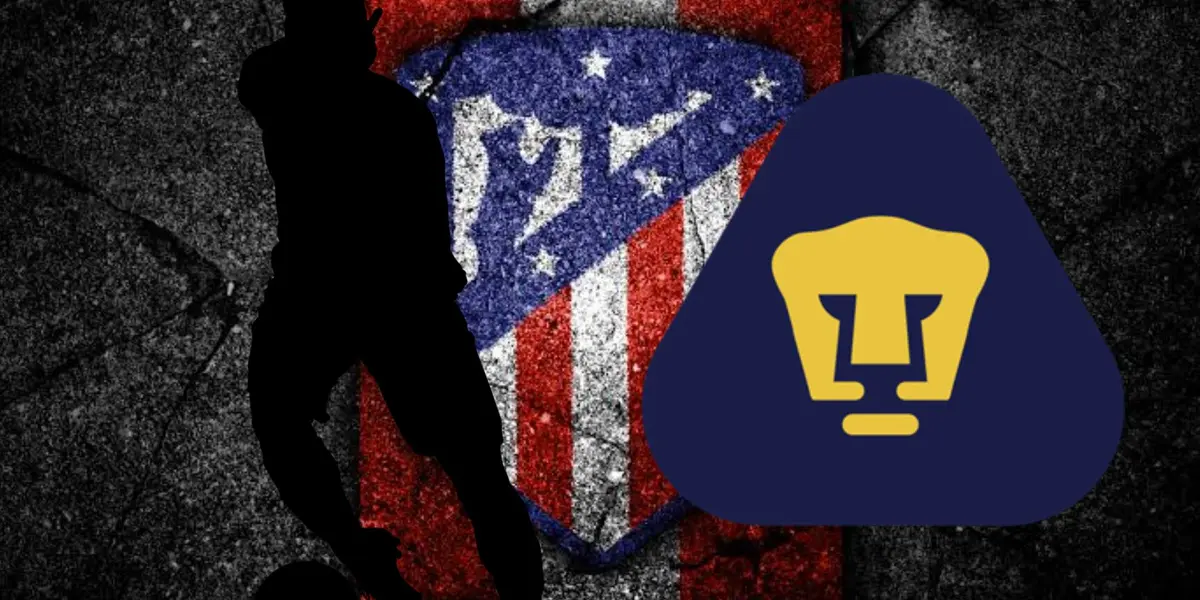Silueta de Radamel Falcao con Pumas y Atlético de Madrid