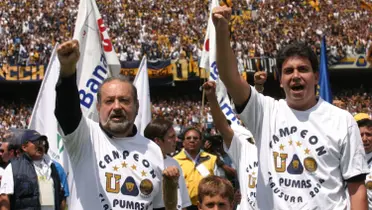 Slim y Ayub se presentan en estadio de Pumas (Fuente: Cuarto Oscuro)
