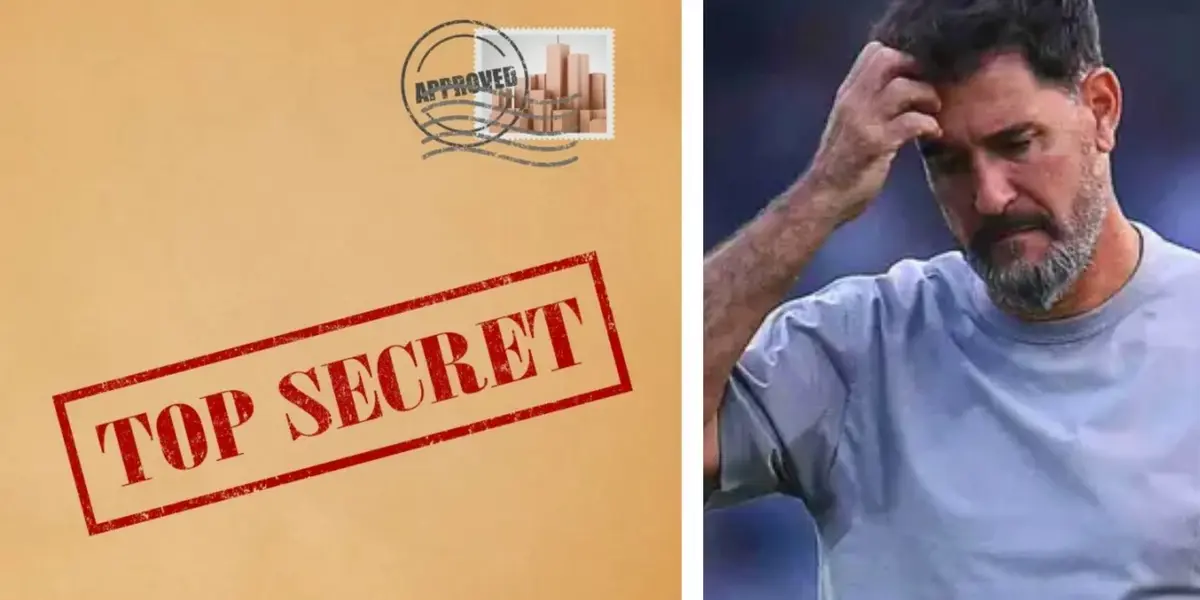 Sobre secreto a la izquierda, a la derecha, Gustavo Lema sale molesto de un partido (Fuente: Mexsports y Stamprints)