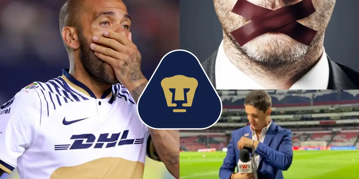 Tal parece que no quieren hablar de Alves y está fue la reacción de Pumas al preguntar sobre el brasileño