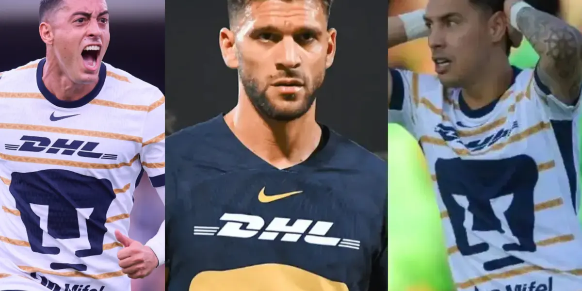 Tres jugadores extranjeros de Pumas, que están en la mira (Fuente: Mexsports)