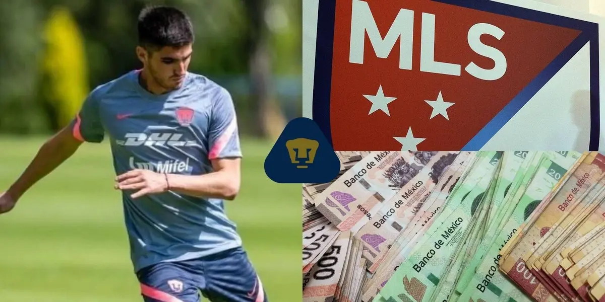 Los 50 MDP que le impiden a Pumas vender a Gustavo del Prete a la MLS