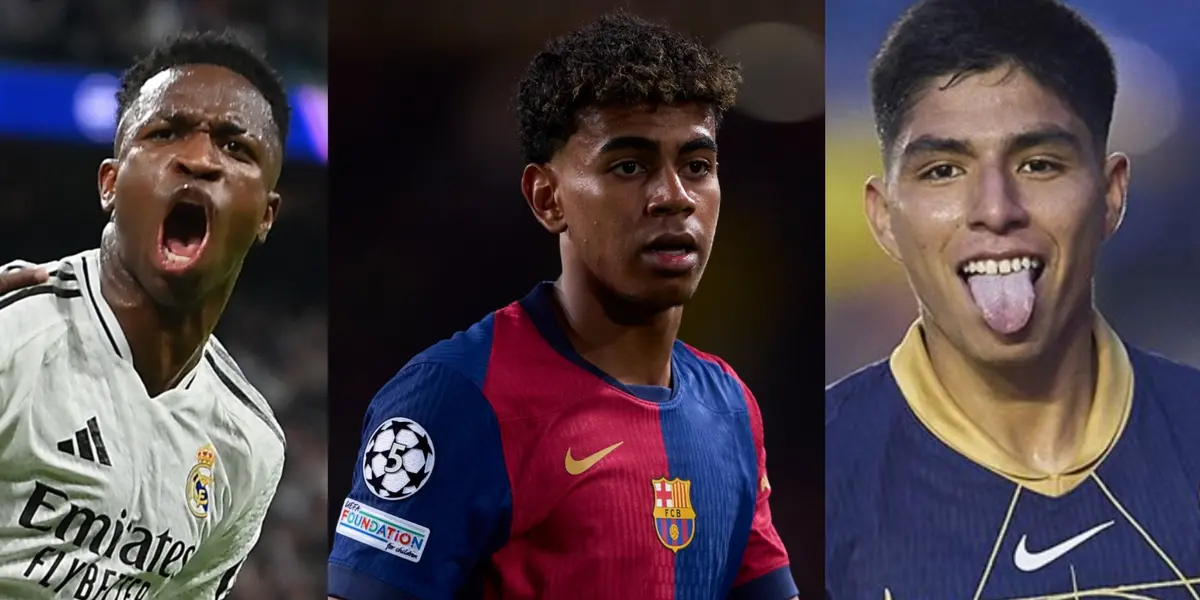 Vinicius, Lamal y Piero Quispe festejan gol (Fuente: CNN y Mexsports)