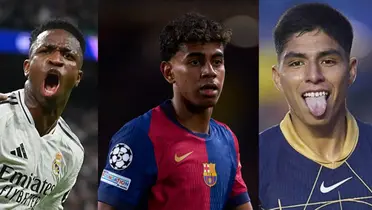 Vinicius, Lamal y Piero Quispe festejan gol (Fuente: CNN y Mexsports)