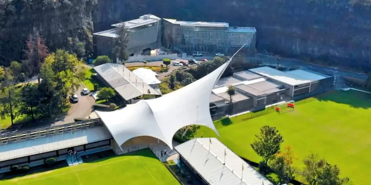 Vista aérea de Cantera, instalaciones de Pumas / @PumasMX